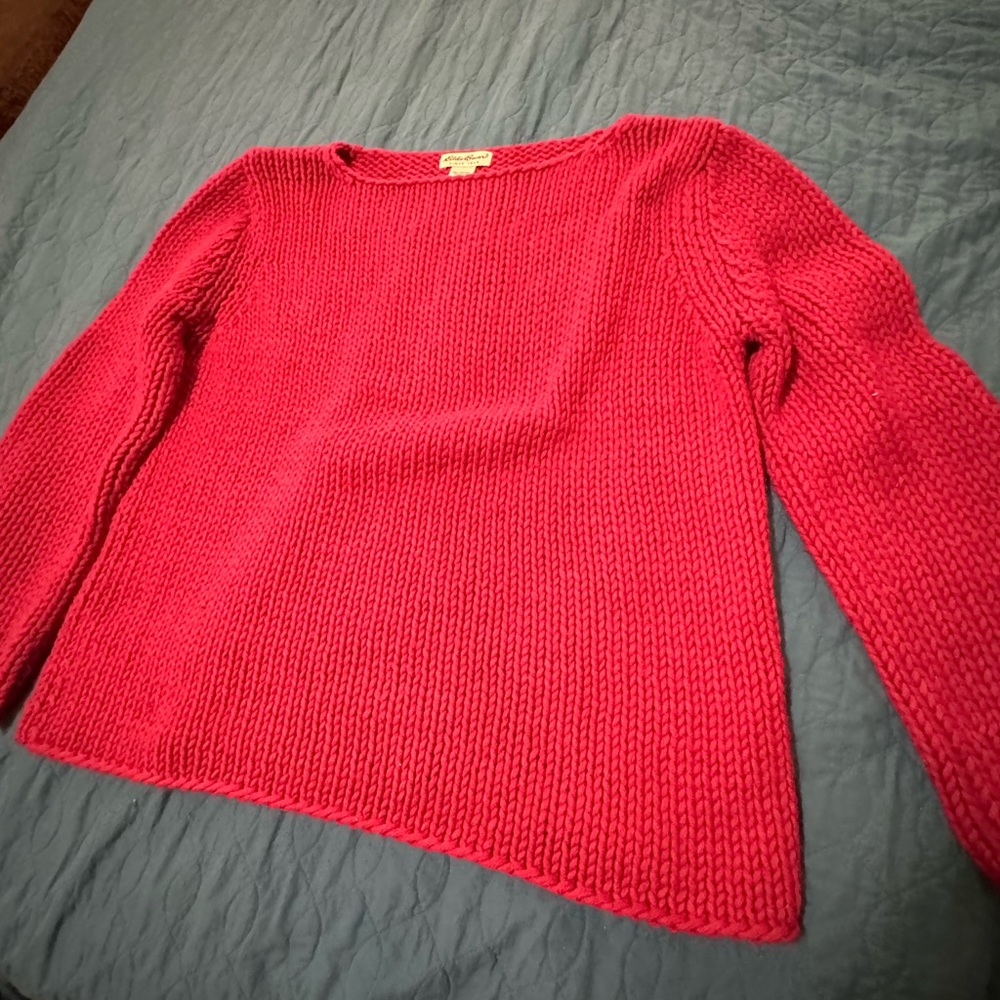 Eddie Bauer lambswool xl sweater